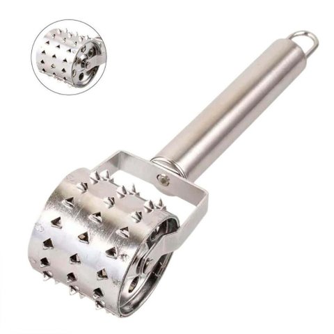Rolo Amaciador Preparador para Carnes Manual Inox Prana