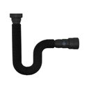 Ver imagem 1 de Sifão Sanfonado Flexível Preto Black Pia Banheiro Cozinha