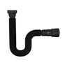 Sifão Sanfonado Flexível Preto Black Pia Banheiro Cozinha - 1