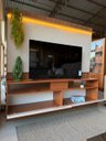 Ver imagem 7 de Rack com Painel Ripado para TV 70 Polegadas Rio Home Estante Bege