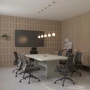 Ver imagem 5 de Cadeira Office Giratória Tokyo Presidente Pp Preta Baços Fixos e Regulagem no Apoio de Cabeça - Frat