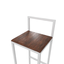 Ver imagem 3 de Bancada Cozinha Balcão Gourmet Branco 2 Banquetas Imbuia Br