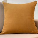 Ver imagem 2 de Almofada em Veludo Yellow / Caramelo Quadrada:Completa