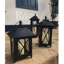 Ver imagem 4 de Lanterna Artesanal Iluminação Bom Preço Direto da Fábrica - Preto