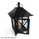 Ver imagem 1 de Lanterna Artesanal Iluminação Bom Preço Direto da Fábrica - Preto