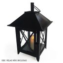 Ver imagem 6 de Lanterna Artesanal Iluminação Bom Preço Direto da Fábrica - Preto