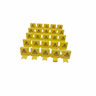 Isolador Eletrico, Plastico, para Barramento de Fase, Cor Amarelo, (pcte 5un) - 1