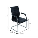 Ver imagem 4 de Cadeira Escritório Interlocutor Fixa Esteirinha Florença 3322