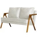 Ver imagem 1 de Namoradeira Decorativa Marília Corino Bege