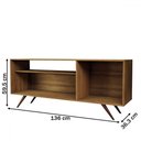 Ver imagem 4 de Rack para Tv até 42 Polegadas Seleto 1 Porta Amêndoa - Panorama Móveis