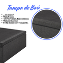 Ver imagem 7 de Cama Box Baú 96x203x34 Solteirão Cm Linho com Pistão a Gás