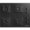 Ver imagem 2 de Cooktop 4 Bocas a Gás Grades de Ferro Amarado Chama Simmer Bdd61be Brastemp