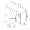 Ver imagem 4 de Mesa para Home Office 2 Gavetas Office Notável