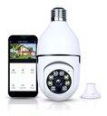 Ver imagem 1 de Câmera Wifi Inteligente Lâmpada Panorâmica e Espiã Full Hd Visão Noturna App Yoosee