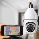 Ver imagem 2 de Câmera Wifi Inteligente Lâmpada Panorâmica e Espiã Full Hd Visão Noturna App Yoosee