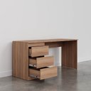 Ver mais imagens de Escrivaninha Planejada Mesa Escritório Hera 3 Gavetas 163cm CabeCasa MadeiraOriginals Louro Marrom