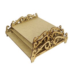 Expositor de Doces Bandeja Arabesco- Aniversário/festas/expositor/decoração- 3 Unidades Grande - 1