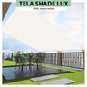 Tela Lona Branca 2x1 Metros Sombreamento Impermeável Shade Lux + Kit - 3