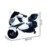Mini Moto Elétrica Infantil 6v Importway C/ Luzes Som Branca - 5