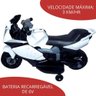 Mini Moto Elétrica Infantil 6v Importway C/ Luzes Som Branca - 3