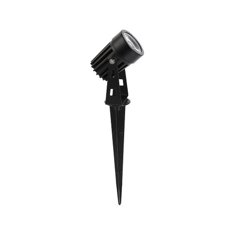 Espeto para Jardim Nordecor Oyne Led 3w Bivolt Preto 3000k Luz Amarela 6135