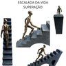 Escultura Superação Degraus da Vida Subir a Escada Espressione Escultura Fazes da Vida, Estatua Supe - 7