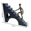 Ver imagem 2 de Escultura Superação Degraus da Vida Subir a Escada Espressione Escultura Fazes da Vida, Estatua Supe