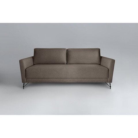 Sofa 3 Lugares 200cm Veludo Pes Aco Nikos