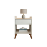Kit 2 Mesa de Cabeceira para Quarto com Gaveta Decoração Pés Nicho - 6
