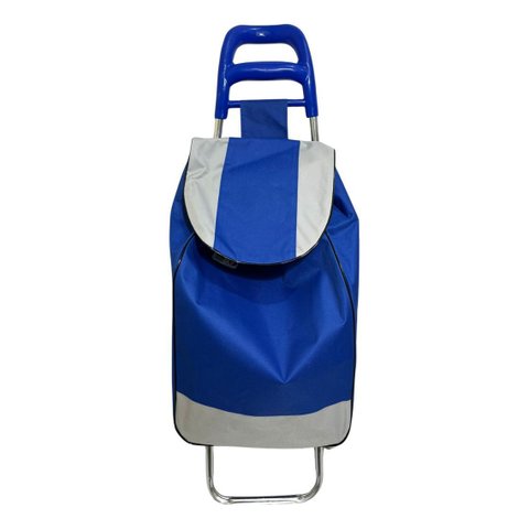 Carrinho de Feira Compras Dobrável com Rodas Reforçado 30 Lt