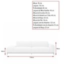 Ver imagem 5 de Sofá Unne 2 Lugares 150cm Terminal Direito Boucle Cinza - Sallar Home