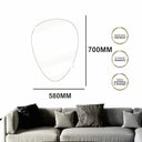 Ver imagem 7 de Espelho em Vidro Orgânico Iluminado Touch Screen 700x580mm Luz Indireta - Led 3000k