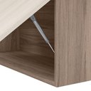 Ver imagem 5 de Armario Aereo Basculante MDF 80 cm Kali 166801 Carvalho Toq Bianco Nicioli