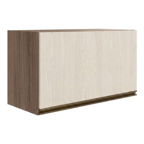 Armario Aereo Basculante MDF 80 cm Kali 166801 Carvalho Toq Bianco Nicioli