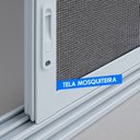 Ver imagem 5 de Porta de Correr com Tela Mosquiteira 200x215cm Vidro Temperado 6cm Fábrica do Alumínio