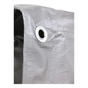 Ver imagem 3 de Lona Blackout Cinza/Prata 5x6 / 6x5 Impermeável 300 Micras Cobertura Festa Camping Garagem