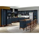 Ver imagem 2 de Mesa Ilha Hannover 1,32m - 60705 Mmj-lz Lz-azul Petróleo/imbuia