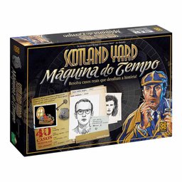 Jogo de Tabuleiro e Dedução - Scotland Yard - Máquina do Tempo - 40 Casos - Grow - 1