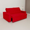 Ver imagem 2 de Sofá Austrália 2,50m 4 Lugares Retrátil e Reclinável D35 - Vermelho