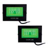 Kit 2 X Refletor Holofote Led 50w Verde Bivolt Ip65 Jardim - 1