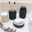 Ver imagem 6 de Porta sabonete líquido resina canelada verde laguna - Oikos