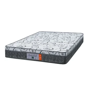 Colchão Queen Prime Coil Europillow Cinza Mola Ensacada Comfort Prime 158x20x188