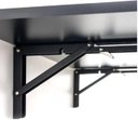Ver imagem 6 de Mesa Dobrável Premium (Selo Fsc) 80 x 41 cm Preta com Cantos Arredondados e Kit para Fixação Bemfixa
