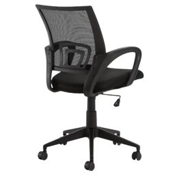 Cadeira De Escritório Com Base De Plástico Prizi - Preta - 2