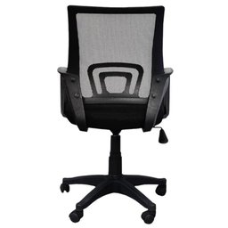 Cadeira De Escritório Com Base De Plástico Prizi - Preta - 3