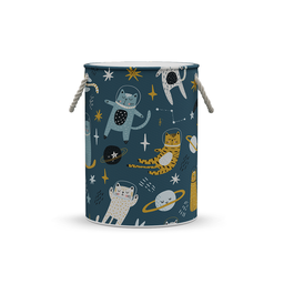 Cesto Organizador de Brinquedos Infantil Gatinho Nash - 1