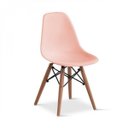 Ver imagem 1 de Cadeira Infantil Eames PP Dsw-m Rosa/Madeirado