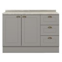 Ver imagem 1 de Balcao Pia com Tampo 120 Cm C353 Americana Cinza Calcare Henn