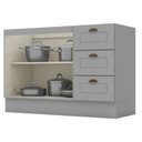 Ver imagem 5 de Balcao Pia com Tampo 120 Cm C353 Americana Cinza Calcare Henn