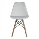 Ver imagem 5 de Cadeira para Sala de Jantar Saarinen PP Dsw-m Branco/Madeirado